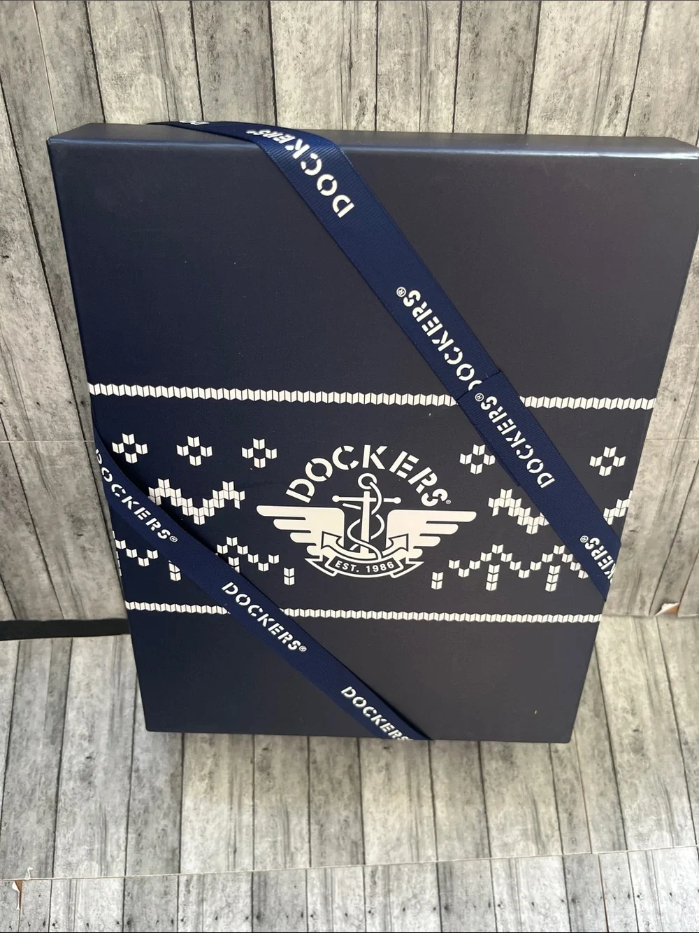Dockers Black Ribbed Cuff  Beanie and Scarf
